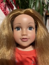 Chad Valley Designa Friend Doll Strawberry Blonde Hair Red Hair Blue Eyes