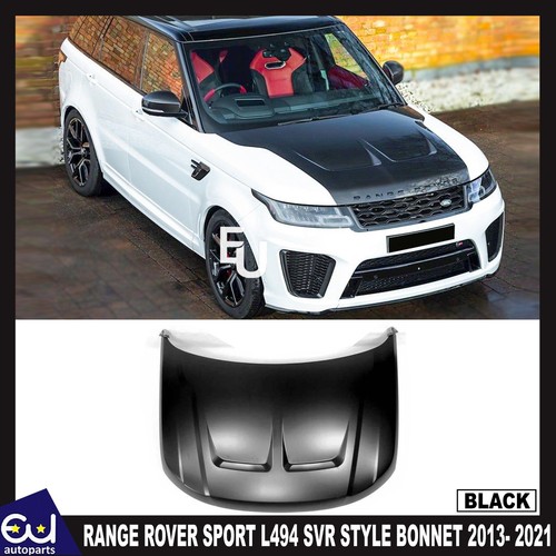 FOR RANGE ROVER SPORT L494 SVR STYLE VENTED BONNET HOOD ALUMINIUM METAL ...