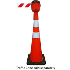 Electriduct Traffic Cone Topper Retractable Barrier Belts - 3, 5, 9 Meter Belt