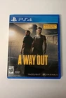 A Way Out  Sony PlayStation 4 PS4 C.I.b Light Scratches See Details