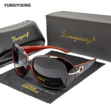 Polarized Women Sunglasses Classic Big Frame Vintage UV400 Fashion Sun Shades
