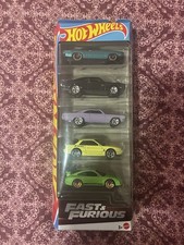 Hot Wheels Fast Furious Diecast Car Collection 5-Pack