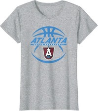 Atlanta Dream The Rock s and Tees and Men Basketba Ladies' Crewneck T-Shirt