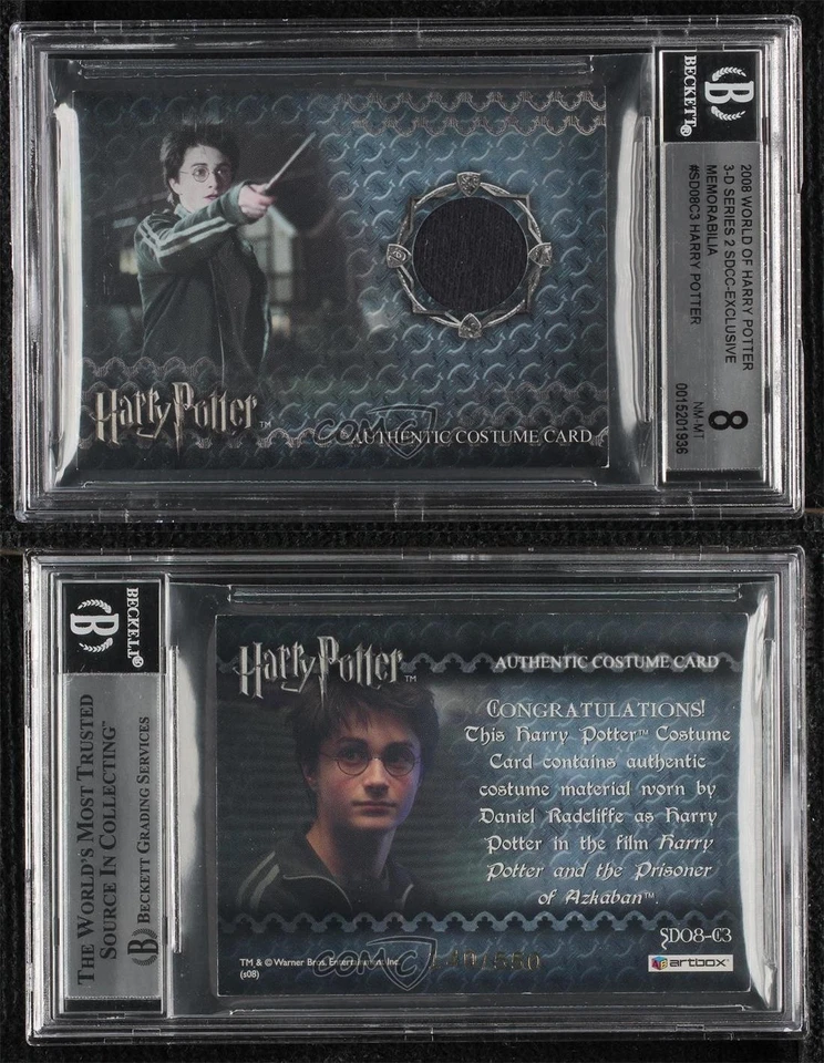 2008 Harry Potter San Diego Comic Con Promos World in 3-D /550 BGS 8 ne4 - Image 3 of 3