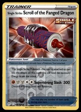 Single Strike Scroll of the Fanged Dragon 158/203 Evolving Skies Reverse Holo LP