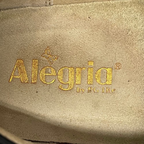 ALEGRIA Leather Slip-On Shoes Double Gore Kara Leopard 39 US 8.5 - Picture 10 of 10