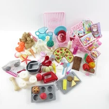 Our Generation Kitchen Accessories Dish Racks Food Pans Sweets Dishes Pizza Lot