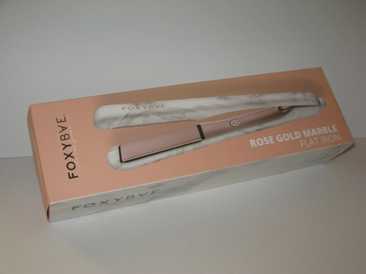 Foxybae rose gold marble flat iron cheap