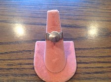 MidCentury Modernist Taxco Mexico Sterling Silver Unique Ring size 8 Look 