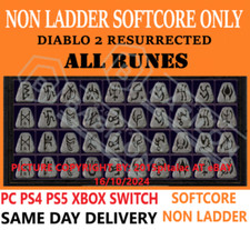 NON LADDER ALL RUNES DIABLO 2 RESURRECTED ITEMS D2R ✅ PC PS4 PS5 XBOX SWITCH ✅
