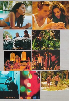 Q423  9x Aushangfotos  THE BEACH Leonardo DiCaprio