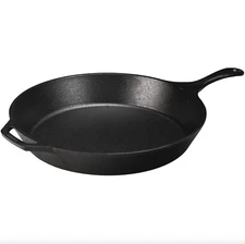 FREE IMPORT FEES Lodge Cast Iron 15" Seasoned Skillet