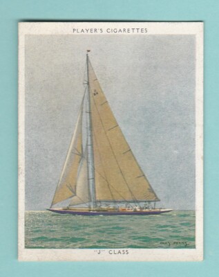 RENNYACHTEN - JOHN PLAYER & SONS - NR. 2 - J KLASSE - 1938