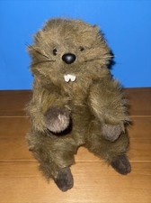 Vtg 1997 Plush Creations Brown Beaver Plush Stuffed Animal Oregon, State Osu