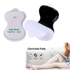 Snap On Pads Electrotherapy Tens Unit Replacement For Pulse Massager Reusable US