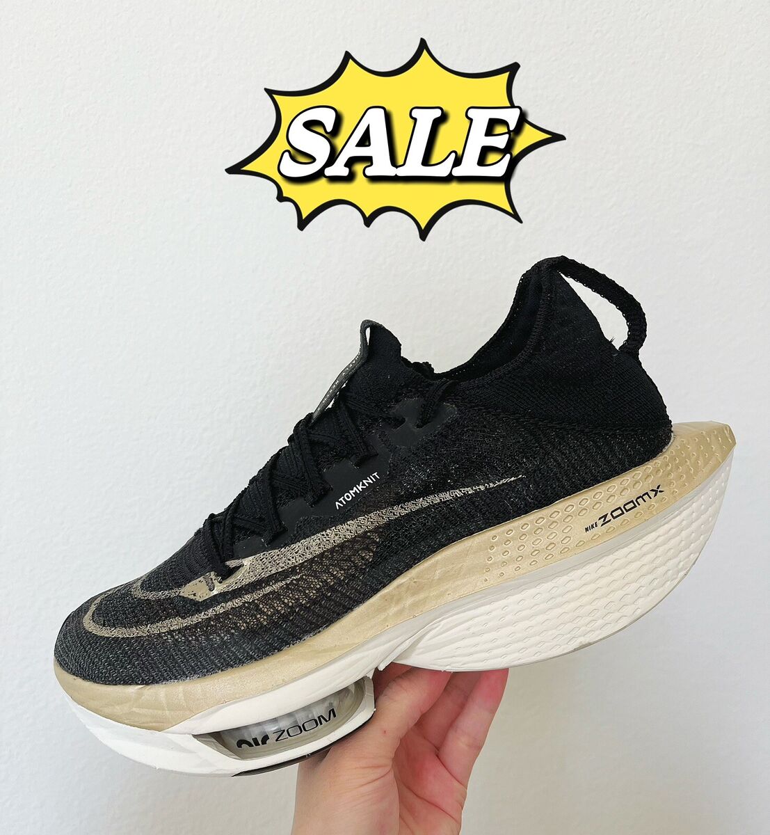 🔥Men's Size 8 - Nike Air Zoom Alphafly NEXT% 2 Low Black 🔥Men's Size 8 - Nike Air Zoom Alphafly NEXT% 2 Low Black