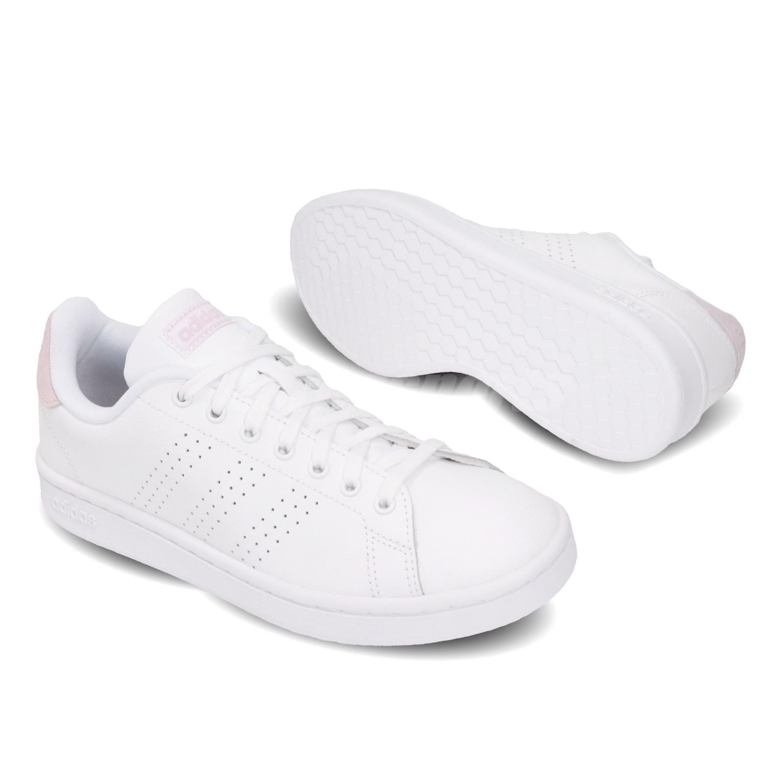 Size 4.5 - adidas Advantage White Pink 2020 for sale online | eBay