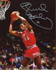 Thurl Bailey   Autographed 8x10  North Carolina State    Free Shipping   #2