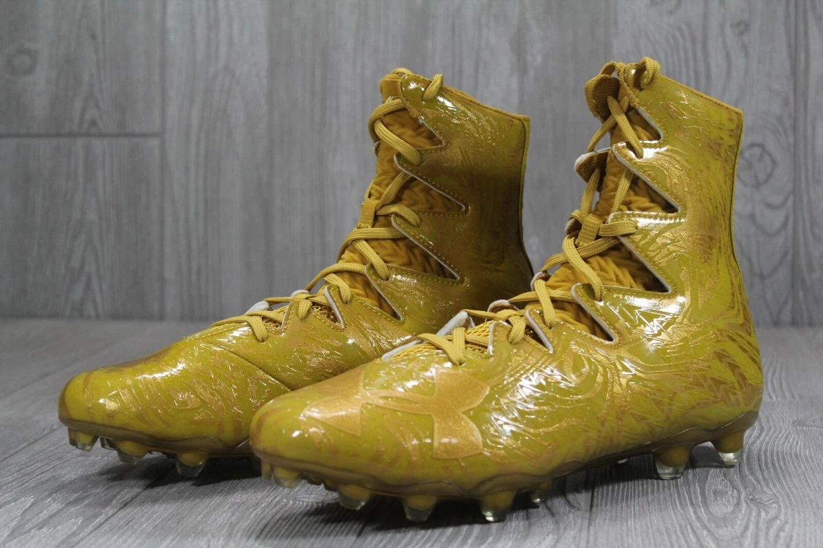 All gold under armour cleats discount