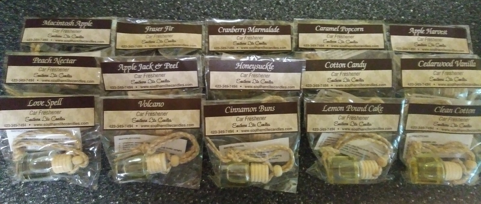 Car / Auto LONGLASTING Hanging Air Freshener Diffuser by SOUTHERN LITE