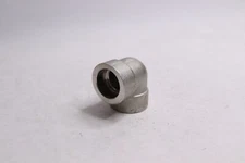 Smith Cooper 90 Degree Elbow Socket Weld 3000# Forged 316 Stainless Steel 3/4-In