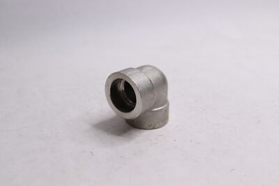 Smith Cooper 90 Degree Elbow Socket Weld 3000# Forged 316 Stainless Steel 3/4-In