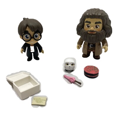 Harry Potter Funko Star Harry and Hagrid Vinyl Figures Lot with Extras  2018