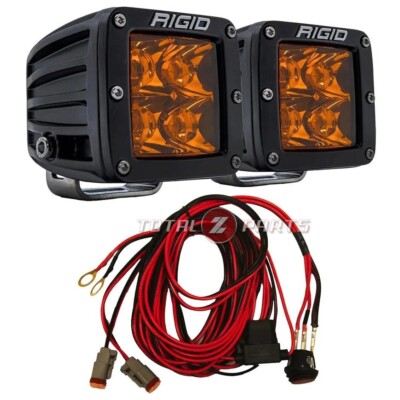 Rigid Industries D-Series Pro Amber Spot Lens Pair 20252