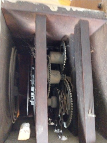 Antike Schilderuhr Pendeluhr Schwarzwald ca 1860. - Bild 8 von 8