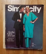 Vtg JAN/FEB 1977 Simplicity Patterns CATALOG Store Counter Sewing Pattern Book