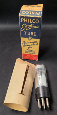 Vintage NOS Philco 6E5 Electronic Tube