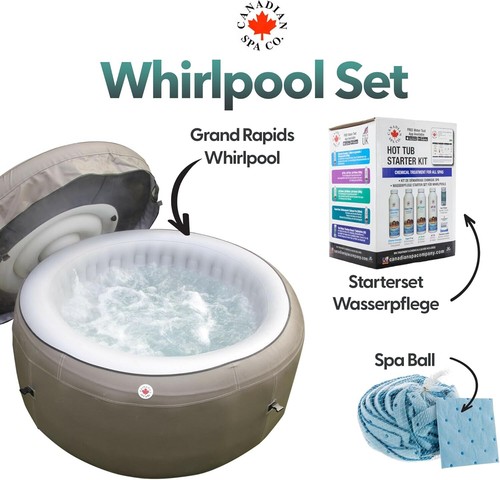 CANADIAN SPA CO. Pool Set, Hot Tub aufblasbar, Starterset Wasserpflege, Spa Ball - Bild 2 von 7
