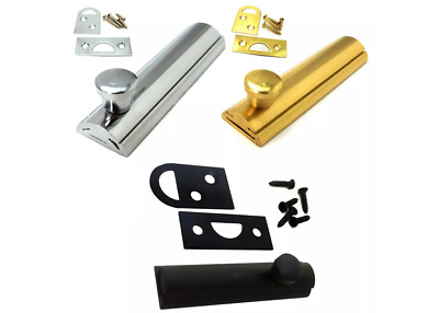 QUALITÄT FLACHSCHIEBE SCHRANKRIEGEL 64mm Tür Schrank Aufputz Riegel/Schloss!!!