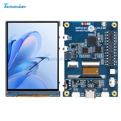 ESP32-S3 32-bit WiFi Bluetooth Development Board 2.8inch Touch LCD Screen Type-C