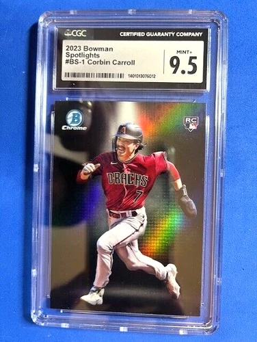 Corbin Carroll 2023 Bowman Chrome Spotlights RC CGC 9.5 - Diamondbacks