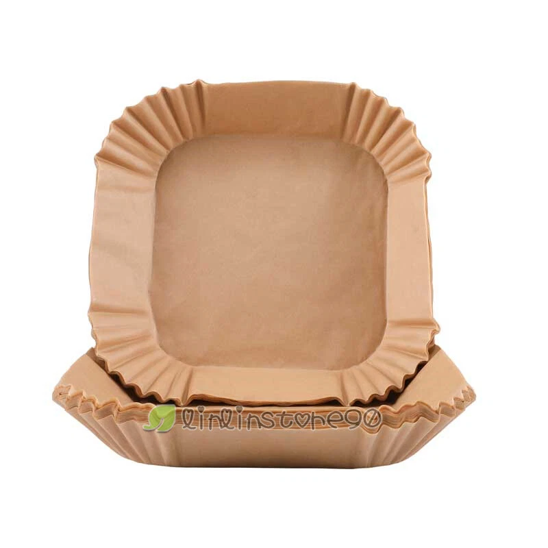 Air Fryer Liners, 100 PCS Disposable Paper Liners, Non-Stick Silicone Oil-proof