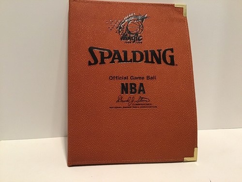 1989-1999 Orlando Magic Spalding Basketball Official Game Ball Folder