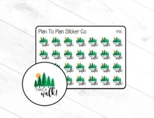 1755~~Take A Walk  Planner Stickers. 