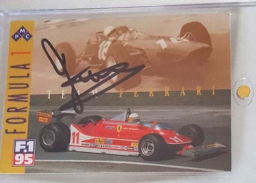 F1 FORMULA 1 CHAMPION JODY SCHECKTER signed PMC FERRARI trading card - Picture 3 of 5