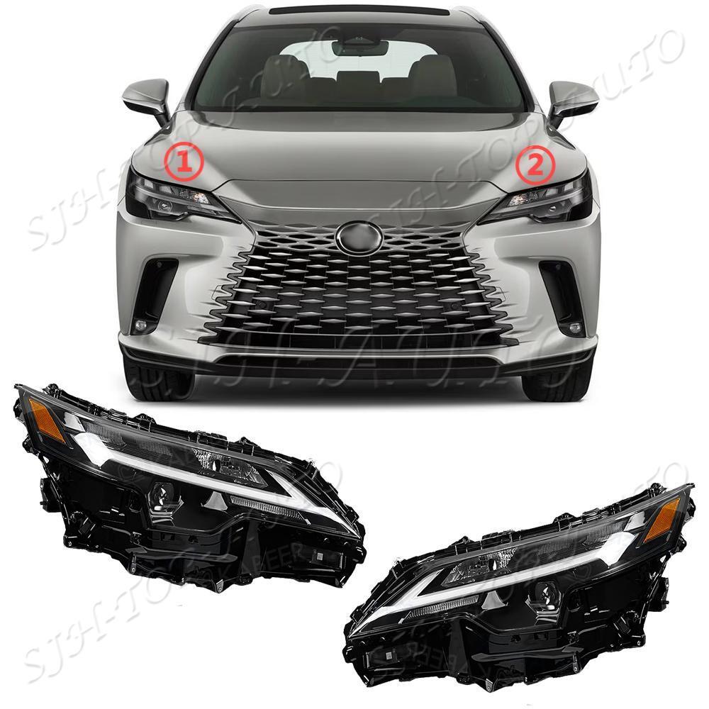 For Lexus RX350 2023-2025 L+R Single beam style LED Headlamp