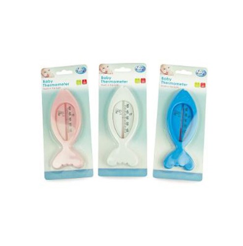 Baby Bath Thermometer White Fish Shape Floating Safety Water Temperature Tester - Picture 6 of 8