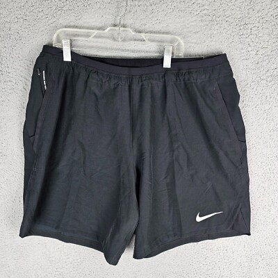 NWT Nike Men's Pro Flex Rep Training Shorts Black XXL Slim Fit CD4317