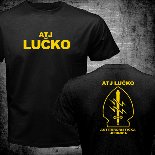 T-shirt ATJ LUCKO police croate antiterroriste unité spéciale force crocop - Photo 8/9