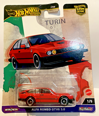 ミニカー Hot Wheels ALFA ROMEO GTV6 3.0 Amazon.com: Hot Wheels Premium Car Culture 2024 World Tour