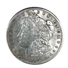 1889-S Morgan Dollar AU-About Uncirculated 90% Silver $1 US Coin # 1994