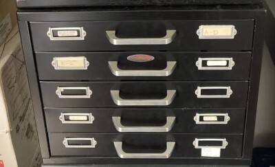 NEUMADE 5-Drawer STACKABLE Storage File Cabinet with 5 rows 15.5x12x13