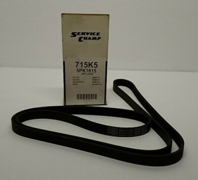 715K5 Service Champ Automotive Serpentine Belt Made In USA 5PK1815 Belt