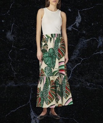 BNWT YAS Multi Botanic Festival Maxi Skirt