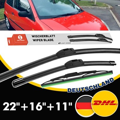 Für Bosch Scheibenwischer vorne + hinten passend Für Ford Fusion 2002-2012