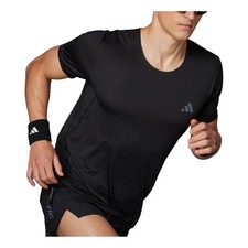 Adidas Adizero Running Pro Elite Track Black T-Shirt Mens Size Small